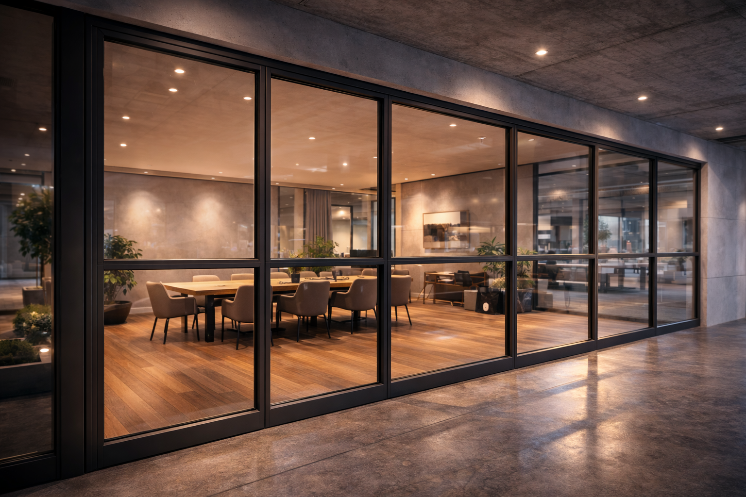 Fixed Partition Doors